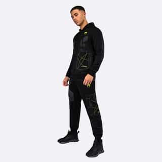 suichyr venum training camp 4.0 hoodie black neo green 3 суичър venum training camp 4.0 hoodie black/neo green 3
