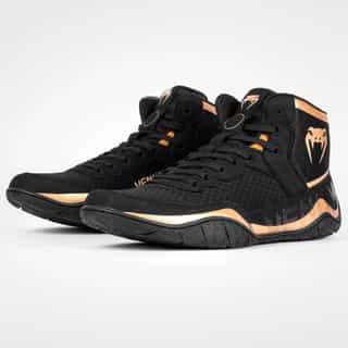 obuvki za borba venum elite wrestling shoes black bronze обувки за борба venum elite wrestling shoes black bronze