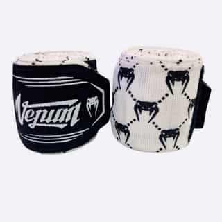 bintove za boks venum white black 4m 1 бинтове за бокс venum white/black 4м 2