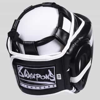 kaska za boks 8 weapons unlimited black white 2 каска за бокс 8 weapons unlimited black/white 2